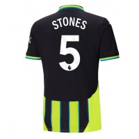 Manchester City John Stones #5 Fußballbekleidung Auswärtstrikot 2024-25 Kurzarm